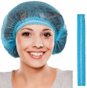Disposable-Mob-Cap-Non-Woven-Anti-Dust-Hat-Head-Cover-