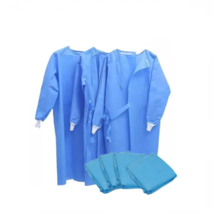How does a sterile surgical gown protect against infection